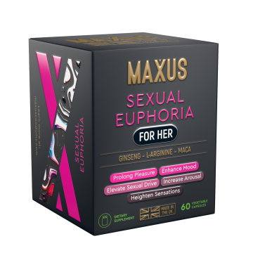 MAXUS, Sexual Euphoria for her (Сексуальная Эйфория для нее), капсулы, 60 шт., капсулы, 60 шт.
MAXUS, Sexual Euphoria for her (Сексуальная Эйфория для нее), капсулы, 60 шт., капсулы, 60 шт.
