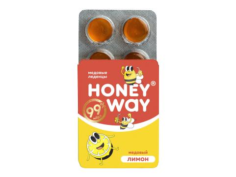 HONEY WAY, Леденцы Медовый лимон, 3*18 г, 3*18 г
HONEY WAY, Леденцы Медовый лимон, 3*18 г, 3*18 г
