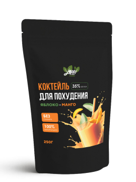 Yappi, Протеиновый коктейль для похудения с манго, порошок, 250 г, порошок, 250 г
Yappi, Протеиновый коктейль для похудения с манго, порошок, 250 г, порошок, 250 г