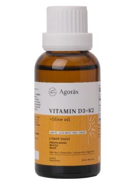 AGORAX, Витамин D3+К2, жидкость, 30 мл, жидкость, 30 мл
AGORAX, Витамин D3+К2, жидкость, 30 мл, жидкость, 30 мл
