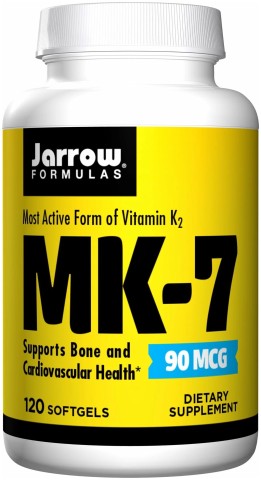 Jarrow Formulas, Витамин К2, МК-7 (90 мкг), капсулы, 120 шт.