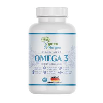 

Guten Morgen, Омега-3, капсулы, 60 шт., капсулы, 60 шт.