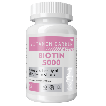 

Vitamin Garden, Биотин, капсулы, 90 шт., капсулы, 90 шт.