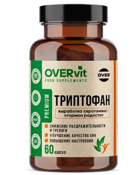 

OVERVit, Триптофан, капсулы, 60 шт., капсулы, 60 шт.