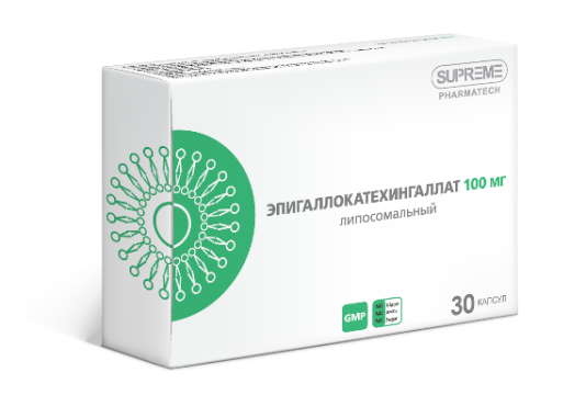 

Supreme Pharmatech, Липосомальный эпигаллокатехингаллат, капсулы, 30 шт., капсулы, 30 шт.