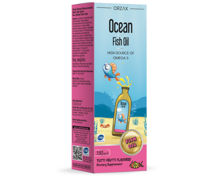 ORZAX, Океан Рыбий жир с мультифруктовым вкусом, 150 мл
