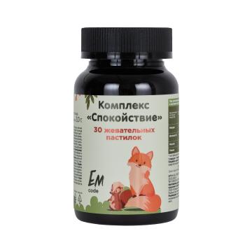 

EMcode, Комплекс для детей «Спокойствие», жевательные пастилки, 30 шт., жевательные пастилки, 30 шт.