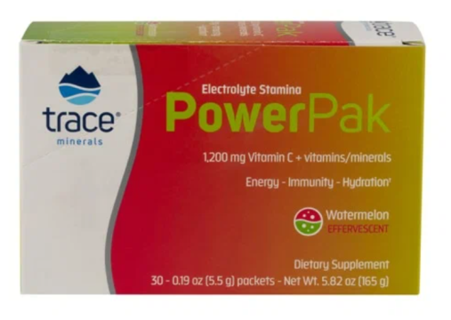 

Trace Minerals, PowerPak + stamina (электролит для повышения выносливости), со вкусом арбуза, порошок, 30х5,3 г, порошок, 30х5,3 г