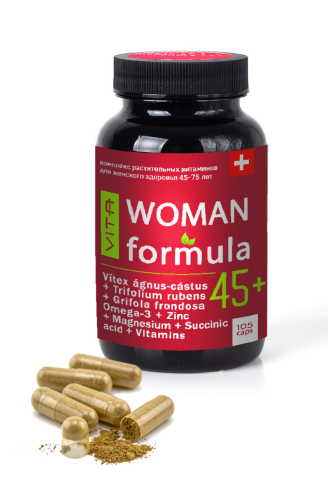 Сиб-Крук, Вита Вумэн формула 45+ (метаболический растительный комплекс с витаминами), капсулы, 105 шт