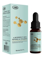A-BIO, A-bioperfect Skin Peptides & Vitamins, Двухфазная сыворотка для профилактики возрастных изменений и увлажнения кожи, жидкость, 30 мл