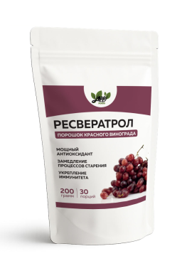 

Yappi, Ресвератрол, порошок, 200 г, порошок, 200 г