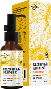 

Biomins, Подсолнечный лецитин PRO, жидкость, 100 мл, жидкость, 100 мл