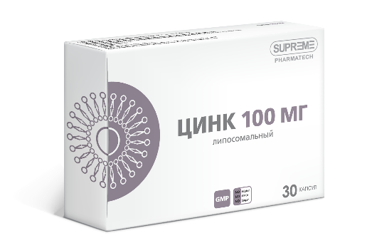Supreme Pharmatech, Липосомальный Цинк, капсулы, 30 шт.