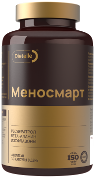 

Dietelle, Меносмарт (при менопаузе), капсулы, 60 шт., капсулы, 60 шт.
