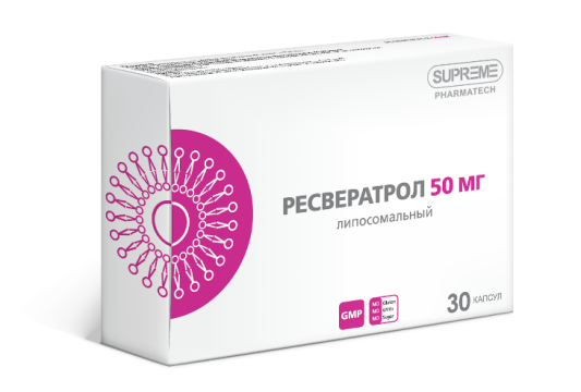 

Supreme Pharmatech, Липосомальный Ресвератрол, капсулы, 30 шт., капсулы, 30 шт.