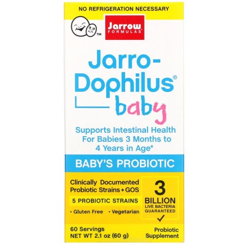 Jarrow Formulas, Пробиотики детские, порошок, 60 г