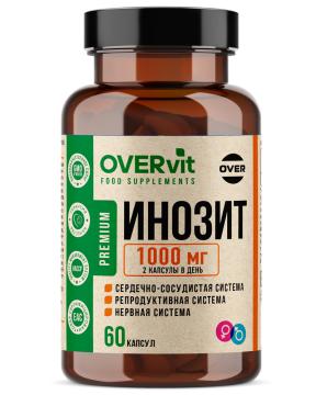 

OVERVit, Инозитол, капсулы, 60 шт., капсулы, 60 шт.