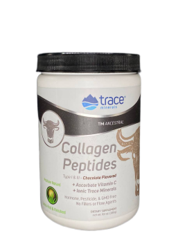 

Trace minerals, Коллаген (I и III типа) + витамин С + минералы, со вкусом шоколада, порошок, 286 г, порошок, 286 г