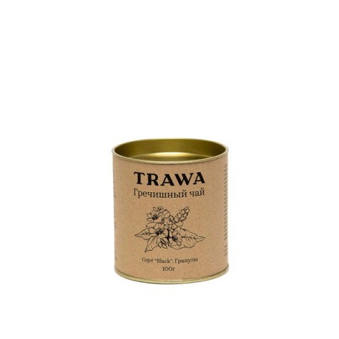TRAWA, Гречишный чай (сорт Black), гранулы, 100 г