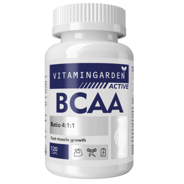 

Vitamin Garden, BCAA, капсулы, 120 шт., капсулы, 120 шт.