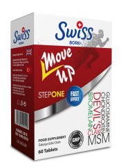 Swiss BORK, Глюкозамин-Хондроитин-MSM (шаг 1), таблетки, 60 шт.