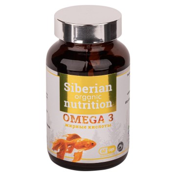 

Siberian organic nutrition, Омега-3, капсулы, 60 шт., капсулы, 60 шт.