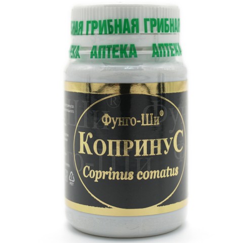Фунго-ши, Гриб «Копринус» (для борьбы с алкогольной зависимостью), капсулы, 60 шт