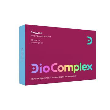 

DioZyme, Диокомплекс (мультиферментный комплекс для пищеварения), капсулы, 40 шт., капсулы, 40 шт.
