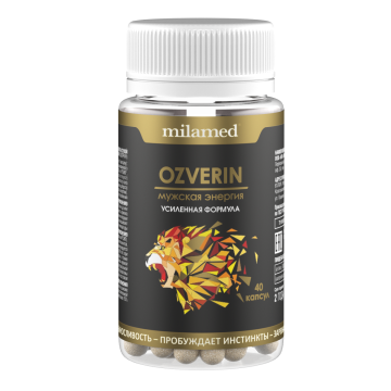 

Milamed, Ozverin (для мужского здоровья), капсулы, 40 шт., капсулы, 40 шт.