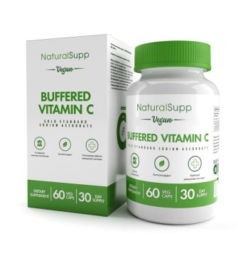 NaturalSupp Буферизированный Витамин С капсулы 60 шт 580₽