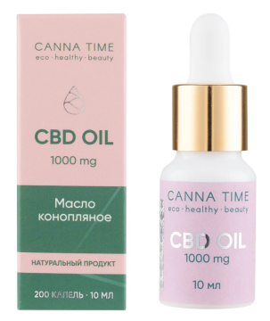 

CANNA TIME, CBD масло (1000 мг), жидкость, 10 мл, жидкость, 10 мл