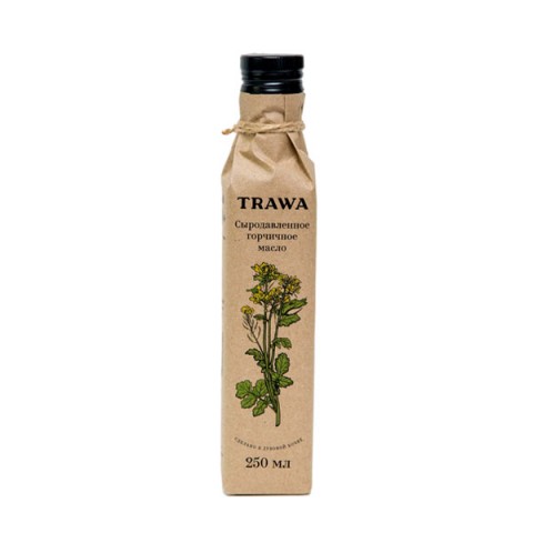 TRAWA, Масло горчичное сыродавленное, 250 мл