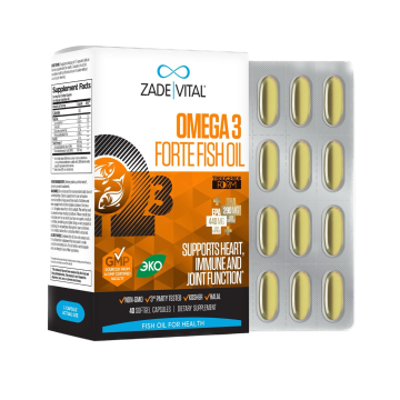 

Zade Vital, Омега-3 форте, капсулы, 40 шт., капсулы, 40 шт.