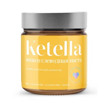 

Beauty Diet, Кето-паста «Ketella» шоколадно-арахисовая со вкусом молочного шоколада, 180 г, 180 г