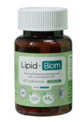 AlfaBiom,Lipid-Biom(контрольуровняхолестерина),таблетки,60шт.