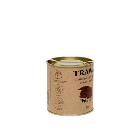 TRAWA, Льняные крекеры от Get Health (б/г), 60 г