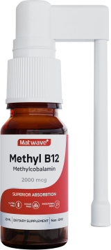 

Matwave, Витамин B12 (метилкобаламин), спрей, 10 мл, спрей, 10 мл