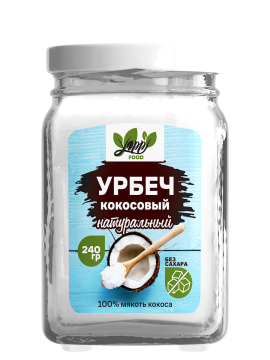 

Yappi, Урбеч кокосовый, 240 г, 240 г
