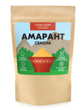 

UFEELGOOD, Семена амаранта пищевые, 200 г, 200 г