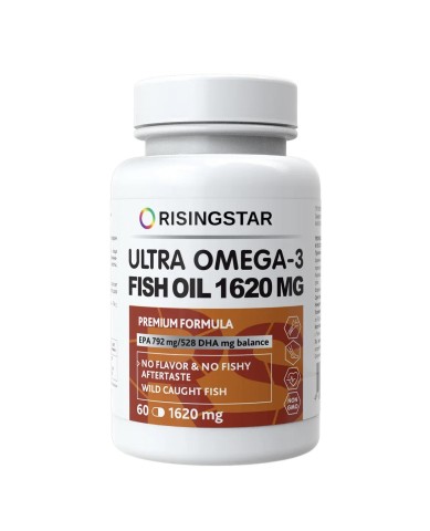 Risingstar, Омега-3 (1620 мг), капсулы, 60 шт.