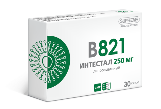 

Supreme Pharmatech, Комплекс B821 «Интестал», капсулы, 30 шт., капсулы, 30 шт.