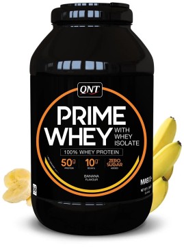 

QNT, Протеин «Prime Whey», со вкусом банана, порошок, 2000 г, порошок, 2000 г