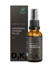 Купить Smartlife, Липосомальный Витамин D3+K2 (МК-7), жидкость, 30 мл ...