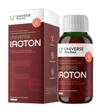 

Universe Pharma, IROTON (железосодержащий витаминный комплекс), жидкость, 150 мл, жидкость, 150 мл