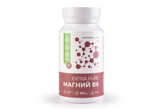 

Nooteria Labs, Магний В6 Extra Pure, капсулы, 60 шт., капсулы, 60 шт.