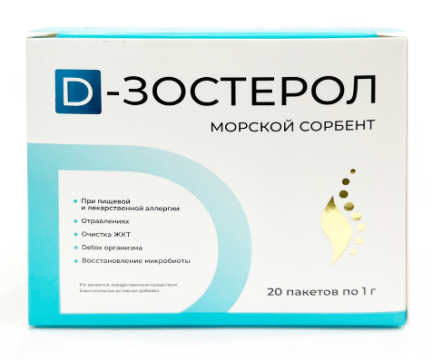 

ПЕКТА, "D-Зостерол" Морской сорбент, саше, 20 шт., саше, 20 шт.