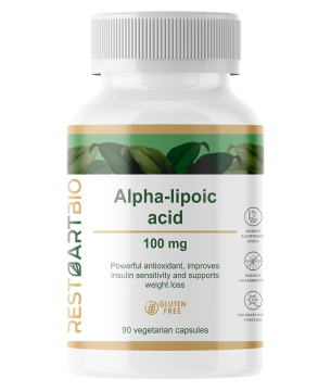 

RestartBio, Альфа-липоевая кислота, капсулы, 90 шт., капсулы, 90 шт.