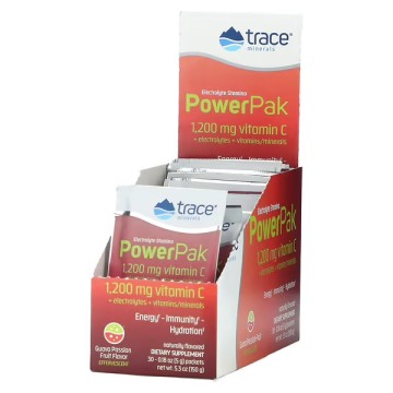 

Trace Minerals, PowerPak + stamina (электролит для повышения выносливости), со вкусом гуавы и маракуйи, порошок, 30х5,3 г, порошок, 30х5,3 г