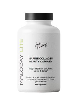 

MOLODAY, Коллаген комплекс для красоты с биотином, гиалуроновой кислотой, глюкозамином, коэнзимом Q10, фукоиданом, цинком и витамином С, капсулы, 60 шт., капсулы, 60 шт.