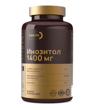 

Dietelle, Инозитол (мио + d-хиро), капсулы, 60 шт., капсулы, 60 шт.
